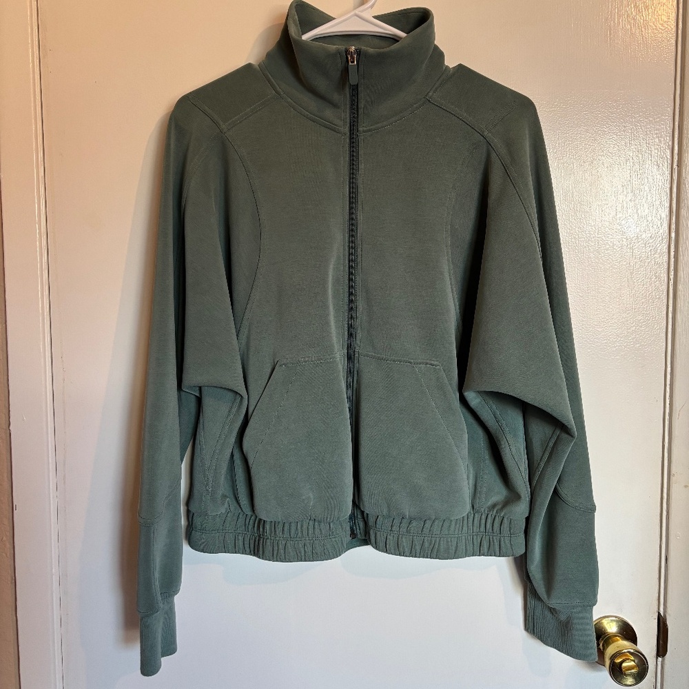 Sage Green Lululemon Softstreme Jacket Size 8